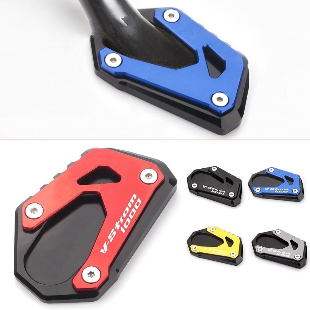 Motorcycle Side Bracket for Suzuki VStrom 1000 DL1000 V-Strom 1000XT 2014-2019 2016 2017 2020 Motorcycle Kickstand Foot Side Stand Extension Pad