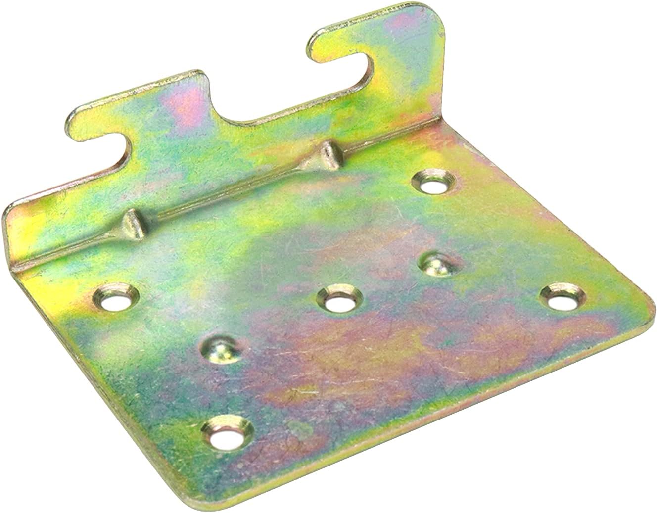 4 soportes de riel de cama universales para marco de cama de madera, cabeceros y estribos, tornillos incluidos