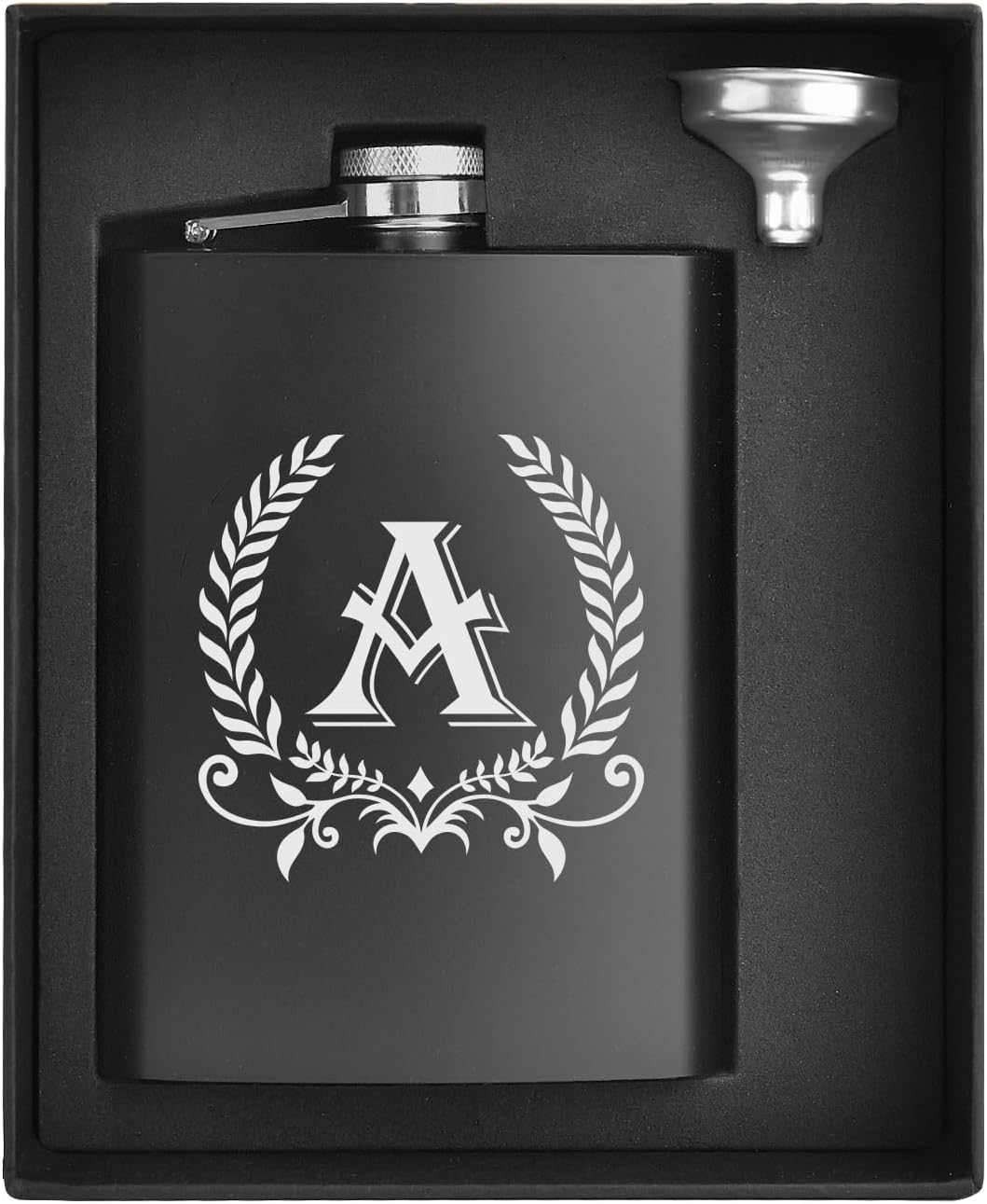 ELEGANTPARK Regalos personalizados para hombres, padrinos de boda, regalos iniciales con monograma para hermano, novio, boda, cumpleaños, Navidad,