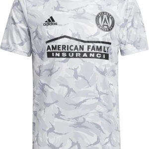 Adidas Atlanta United F.C. – Camiseta de fútbol de manga corta para hombre, diseño de camuflaje, color ónixcamuflaje Adidas Atlanta United F.C. – Camiseta de fútbol de manga corta para hombre, diseño de camuflaje, color ónixcamuflaje
