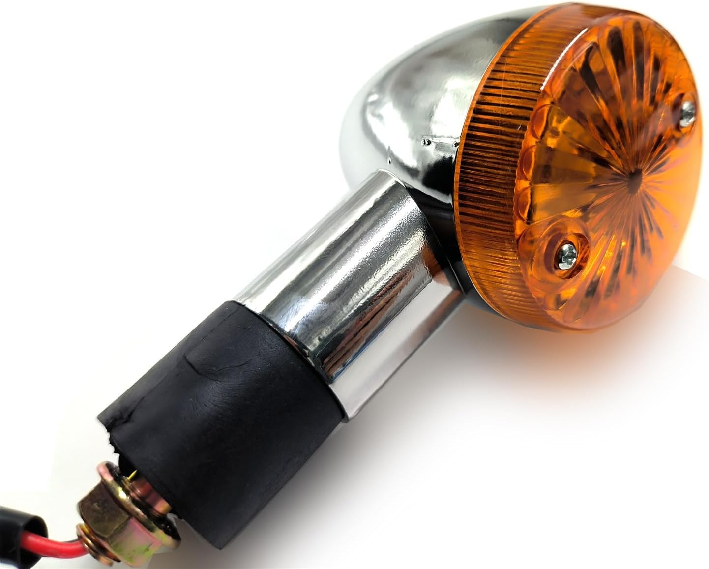 Señales de giro universales para motocicleta, luz intermitente delantera y trasera, compatible con Yamaha, motocicleta, bicicleta, cruiser, bobber,