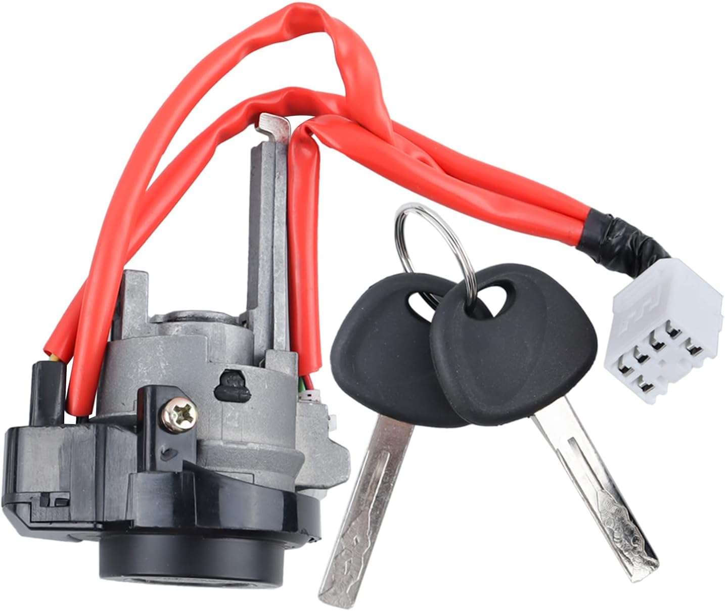 Interruptor de cilindro de bloqueo de encendido con 2 llaves compatible con Kia Optima 2011-2015 2013-2017 Kia Rio 81900-1WK00