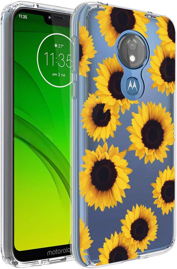 Funda para Moto G7 Power, Motorola Moto G7 Supra  G7 Optimo Maxx Linda, a prueba de golpes, transparente, suave, flexible, TPU delgada funda para
