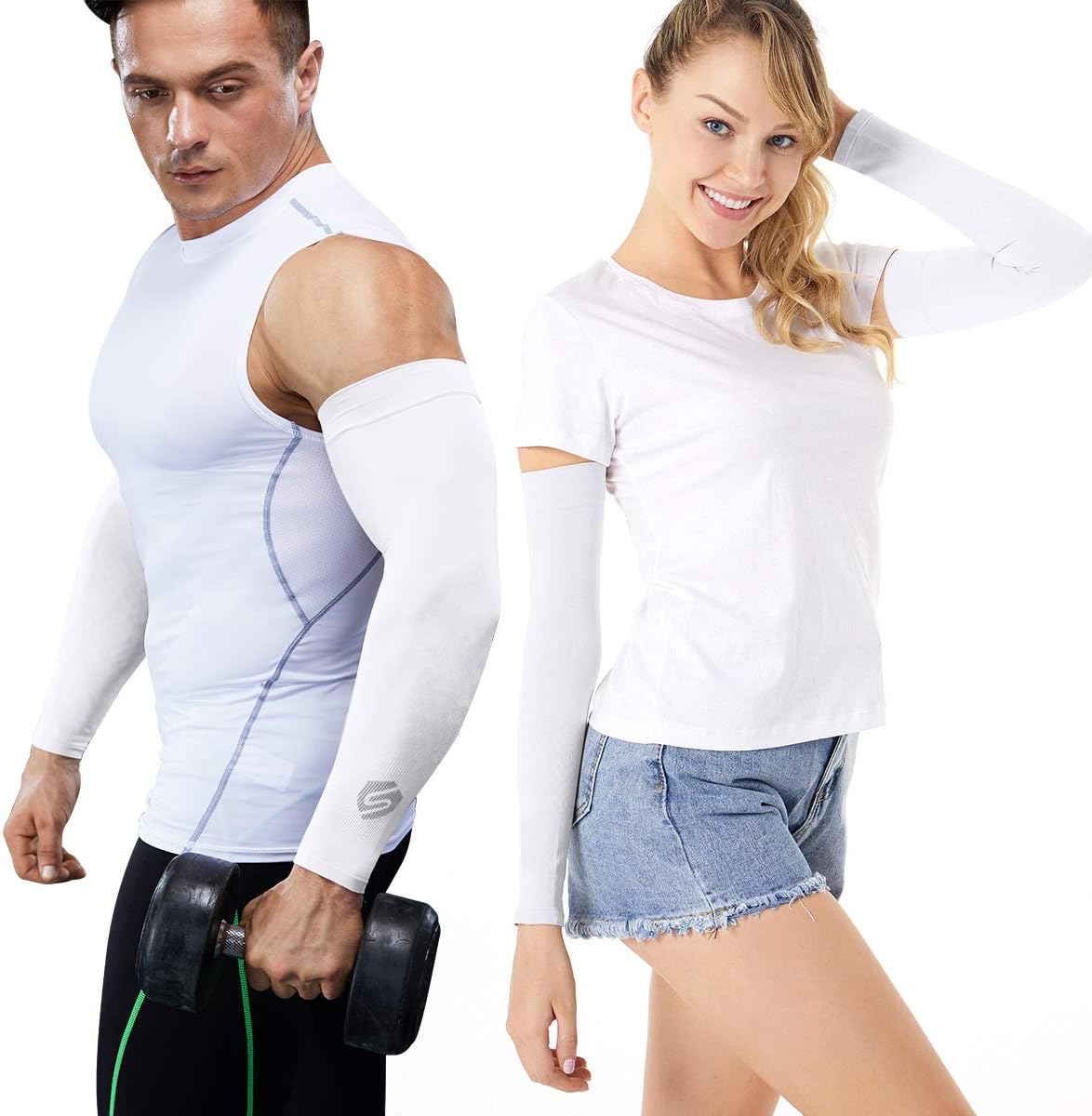 SHINYMOD 2019 – Mangas de enfriamiento para el sol, 1 par, 3 pares, 6 pares, protección UV, protección UV, mangas de tatuaje, para hombres, mujeres,