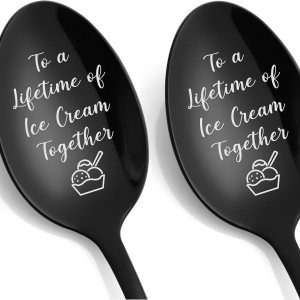Regalos de aniversario de boda para parejas, regalos para parejas, cuchara de helado personalizada, cumpleaños, Navidad, día de San Valentín, Regalos de aniversario de boda para parejas, regalos para parejas, cuchara de helado personalizada, cumpleaños, Navidad, día de San Valentín,