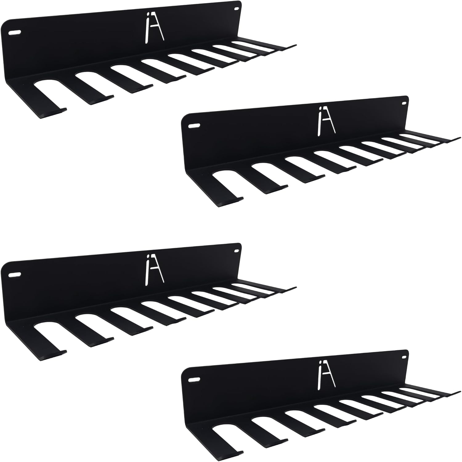USA Omega – Estante de almacenamiento de gimnasio con 9 o 11 ganchos, organizador de pared de gimnasio resistente, almacenamiento de accesorios de