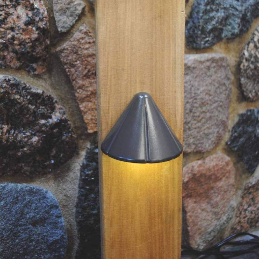 Luz LED Vega negra para riel