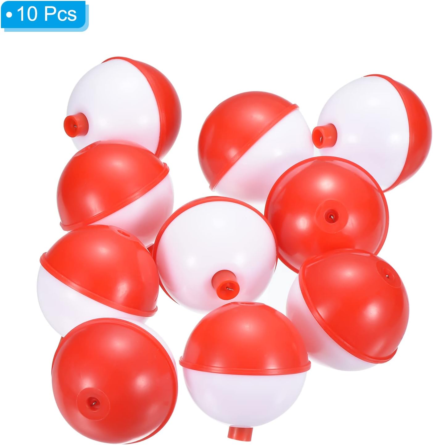 PATIKIL Fishing Bobber, ABS Push Button Round Buoy Fishing Float Tackle