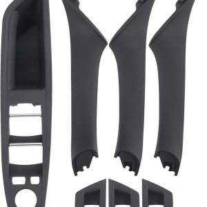 AUTOKAY Manija de la puerta del interruptor de la ventana del lado del conductor, manija delantera trasera izquierda y derecha, manija interior de AUTOKAY Manija de la puerta del interruptor de la ventana del lado del conductor, manija delantera trasera izquierda y derecha, manija interior de