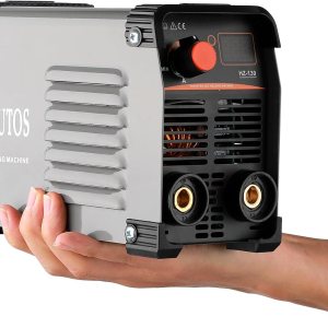 Mini máquina de soldadura 110V 130A ARC MMA soldador portátil con pantalla digital, inversor IGBT, soporte de electrodos y abrazadera de trabajo Mini máquina de soldadura 110V 130A ARC MMA soldador portátil con pantalla digital, inversor IGBT, soporte de electrodos y abrazadera de trabajo
