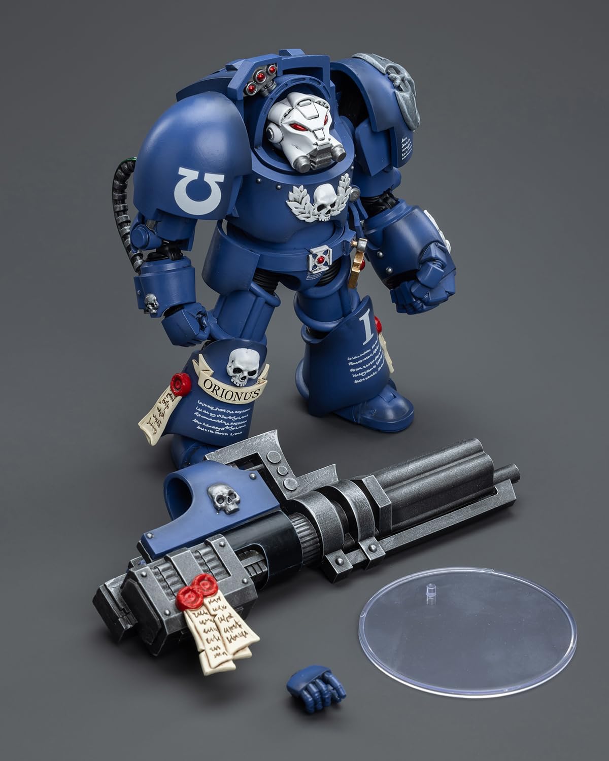 Pipigirl JoyToy – Kit de figuras de acción de 40 K Space Marine con licencia 118 de soldado, ultramarines Terminators Brother Orionus, modelos de 4
