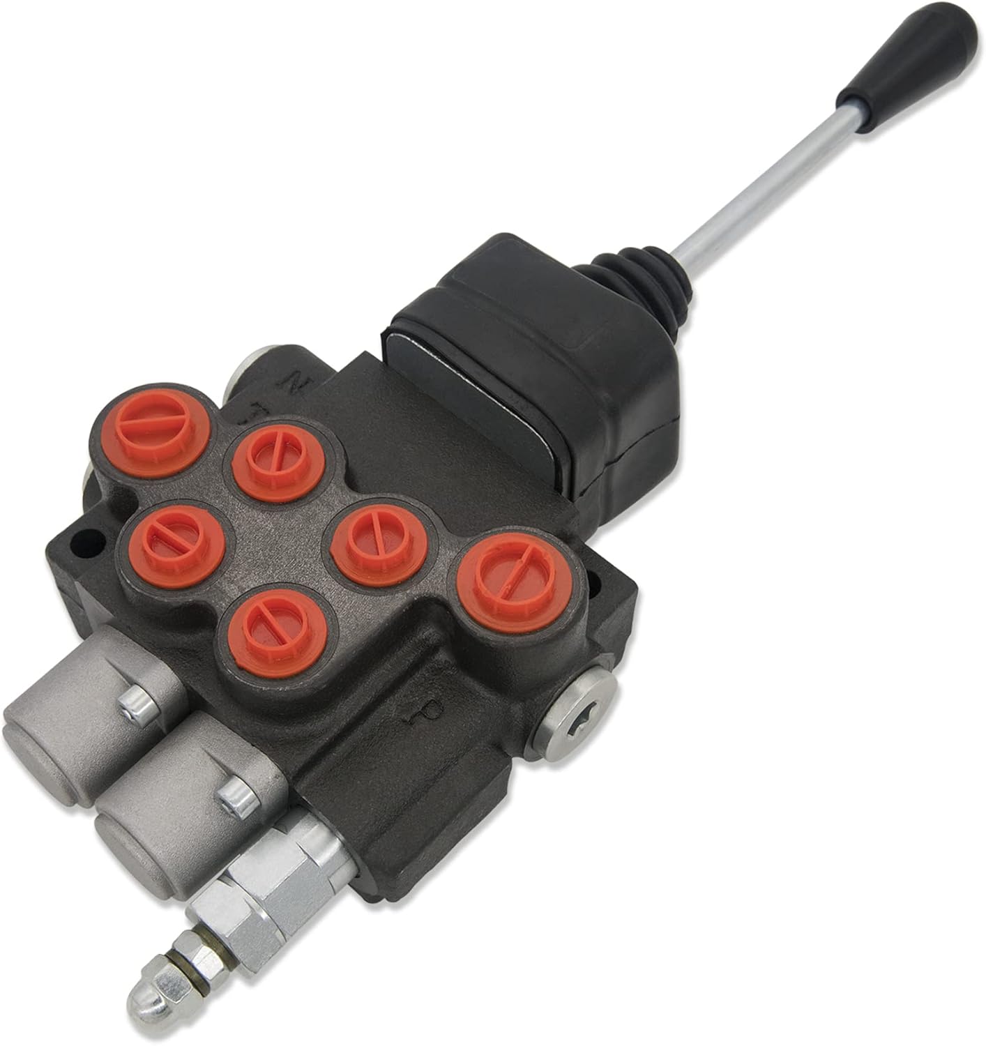 Carrete hidráulico de la válvula 2, válvula de control direccional hidráulica, 11GPM válvula de control de joystick hidráulico para cargadores de