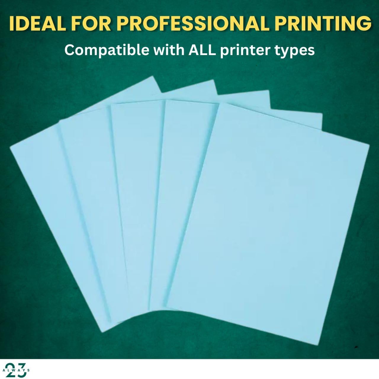 Papel de copia azul, papel de copia de color 8.5 x 11 pulgadas, resma azul de 20#, papel de copia azul, papel de copia para impresora, 500 hojas