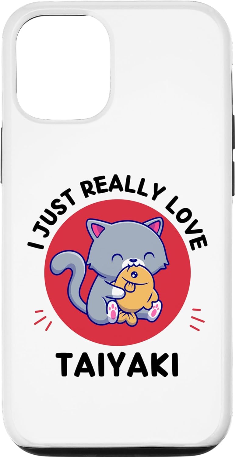 iPhone 14 Kawaii Cute Cat I Just Really Love Taiyaki Lover Case