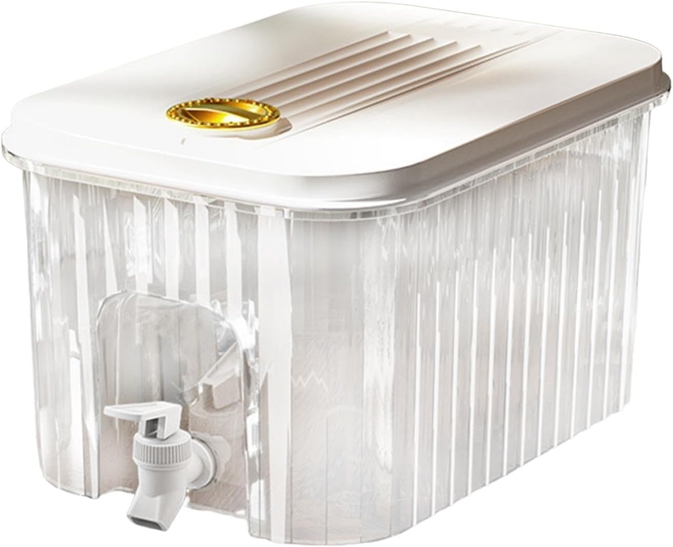 Hervidor de agua fría con grifo, dispensador de bebidas, contenedor de bebidas duradero de gran capacidad, jarra de agua fría, para reunión de barra