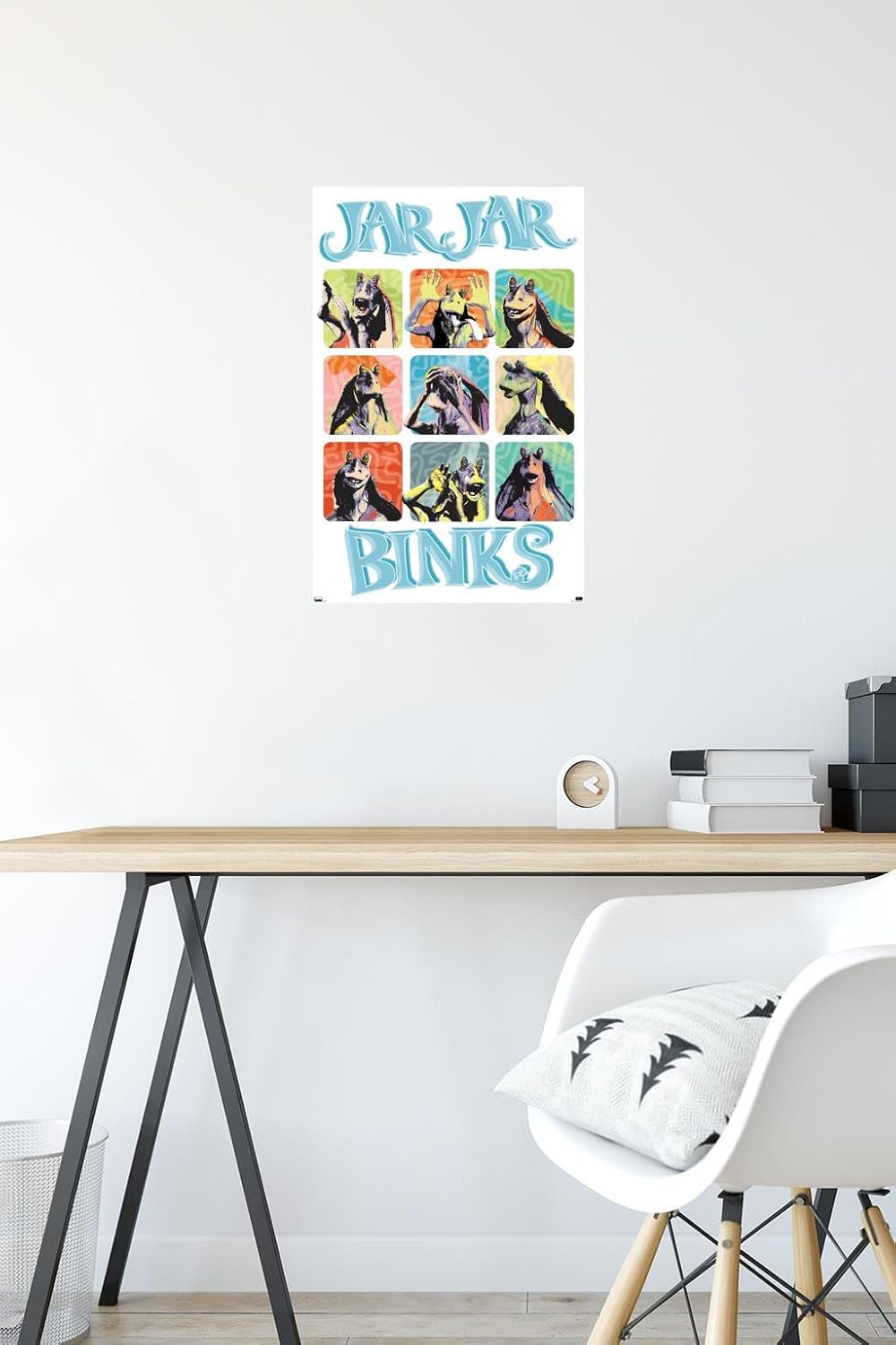 Trends International Star Wars The Phantom Menace – Jar Jar Binks Grid – Póster de pared
