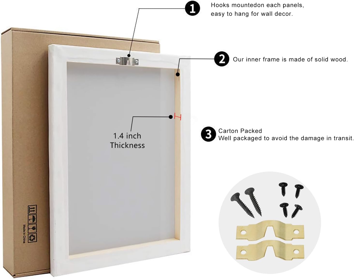 Denozer – Lienzo decorativo para pared con imágenes temáticas de Halloween, decoración de pared de calabaza iluminada, decoración de pared del hogar