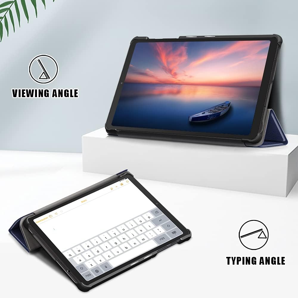 Funda delgada para Galaxy Tab A7 Lite de 8.7 pulgadas, modelo 2021 (SM-T220225), a prueba de golpes, soporte triple delgado y ligero para Galaxy Tab