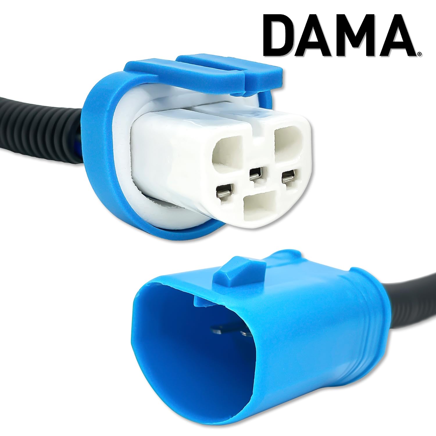 DAMA 9004 a 9007 Adaptador de enchufe de bombilla Conector de extensión de arnés de cables para bombillas LED y halógenas  Coleta de cerámica
