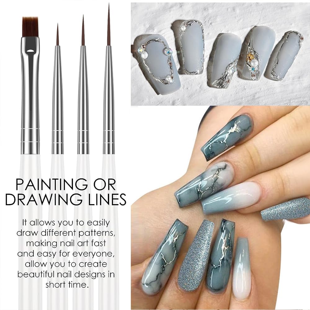 Gel de uñas de pintura metálica, esmalte de uñas de gel pintado plateado y dorado, esmalte de uñas de espejo 3D gel de pintura de metal para uñas,
