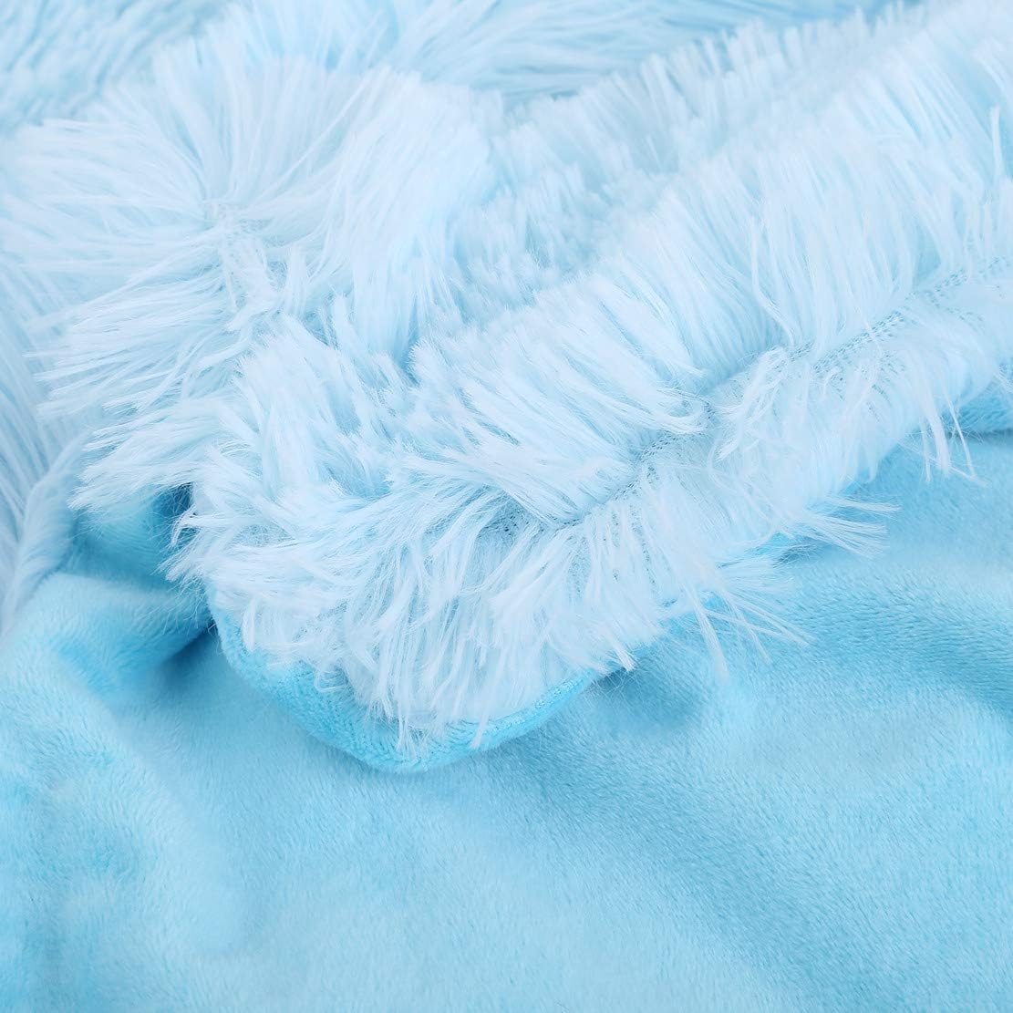 MYRU – Manta de felpa súper suave para sofá, manta cálida peluda, manta de sofá cálida para invierno