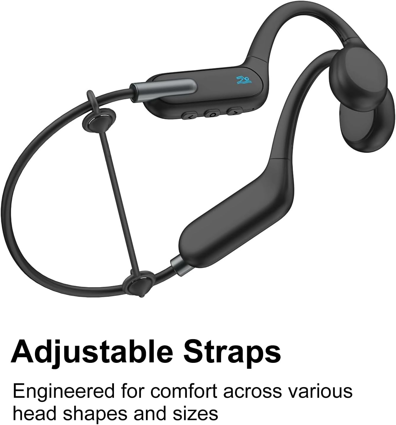 HIFI WALKER Reproductor de MP3 impermeable Auriculares de natación subacuática IPX8 Impermeable 32G Reproductor de música, Bluetooth 5.3 Auriculares