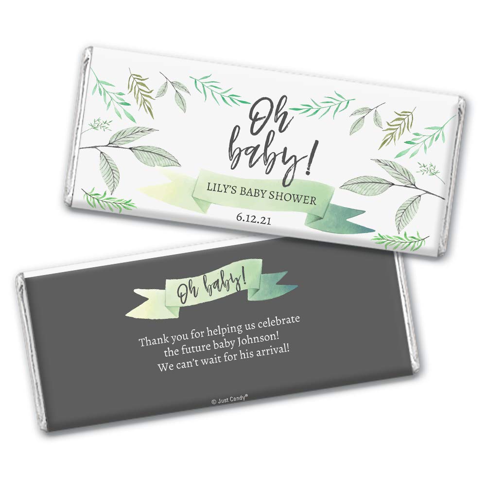 Envolturas personalizadas para baby shower de 25 quilates para barras de chocolate (paquete de 25) – Oh Baby