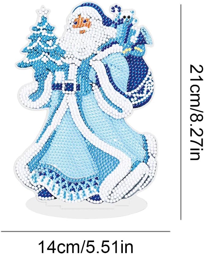 Orgone Kits de pintura de diamantes 5D para Navidad, árbol de Navidad, Papá Noel, adorno de mesa, bordado de diamantes de imitación, pintura de