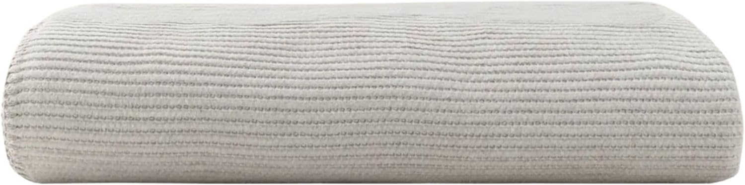 GT Globaltex Fine Linens Lujosa manta de algodón, 86 x 90 pulgadas, suave, cálida y esponjosa, perfecta para cama o sofá, adición decorativa y