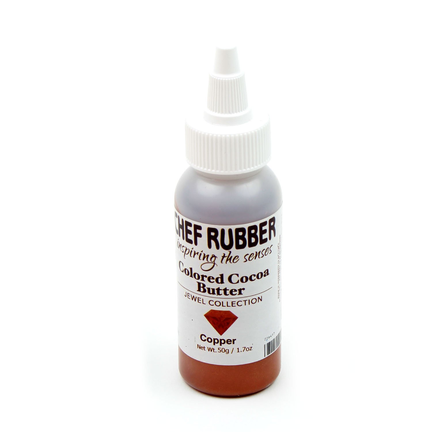Chef Rubber Manteca de cacao, colección Jewel – Cobre, 1.7 onzas