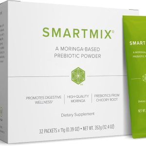 Isagenix SmartMix – Un polvo prebiótico a base de moringa – Prácticos paquetes individuales para servir – 32 porciones – Sabor tropical ligero Isagenix SmartMix – Un polvo prebiótico a base de moringa – Prácticos paquetes individuales para servir – 32 porciones – Sabor tropical ligero