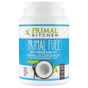 Primal Kitchen Primal Fuel – Mezcla de bebidas de proteína de suero de coco y vainilla, sin gluten y soja, 1.85 libras Primal Kitchen Primal Fuel – Mezcla de bebidas de proteína de suero de coco y vainilla, sin gluten y soja, 1.85 libras