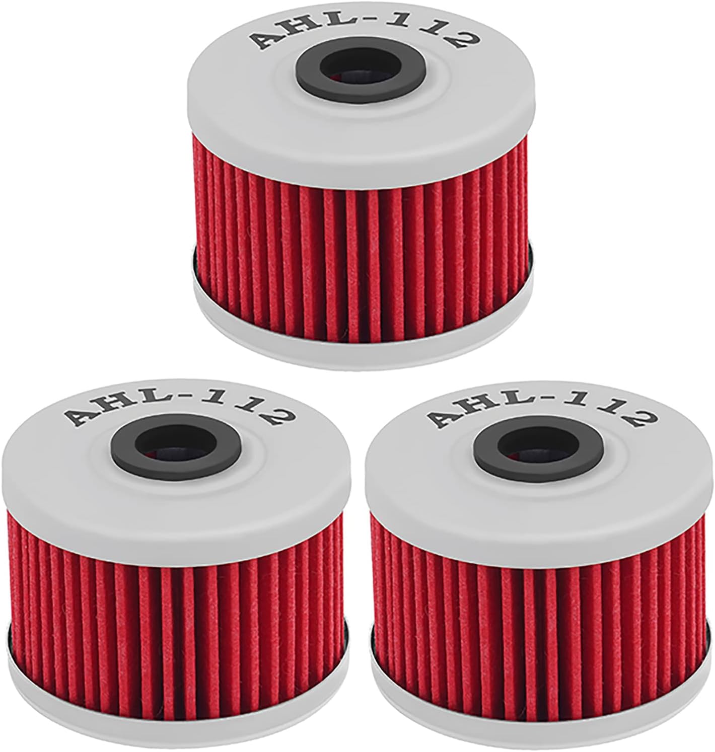 AHL 112 Filtro de aceite para Polaris Predator 500 TLD 496 2006 (paquete de 3)