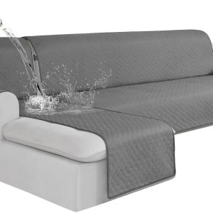 ALIECOM Fundas de sofá modulares 100% impermeables dobles en forma de L para sofá seccional, juego de 2 piezas para sala de estar, perros, mascotas, ALIECOM Fundas de sofá modulares 100% impermeables dobles en forma de L para sofá seccional, juego de 2 piezas para sala de estar, perros, mascotas,