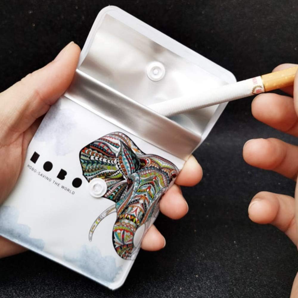 4 bolsas reutilizables para cenizas a prueba de fuego, mini cenicero ecológico portátil para viajes o uso diario