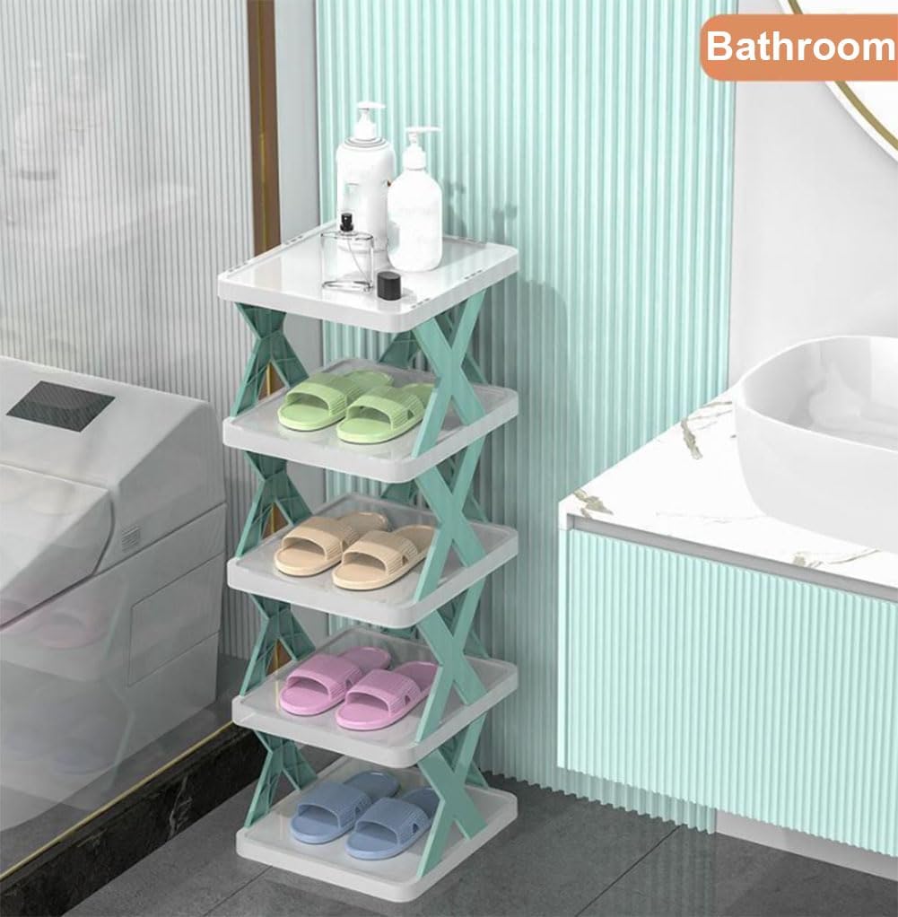 Organizador de zapatos de múltiples capas, torre de zapateros de varios niveles, organizador desmontable de múltiples capas, estante creativo de