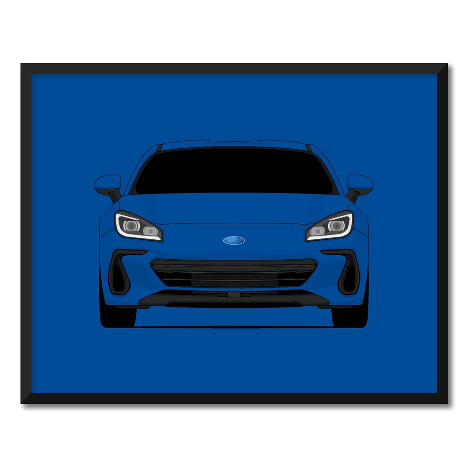 CUSTOMIZABLE COLOR Subaru BRZ (2022-Present) Inspired Poster Print Wall Art Decor Handmade (Unframed)