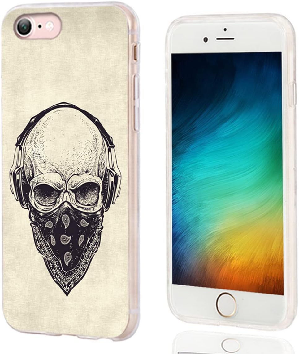 Funda para iPhone SE 2022 2020, iPhone 8, iPhone 7, funda VoMotec a prueba de golpes, de goma suave, protección completa, delgada, para iPhone SE