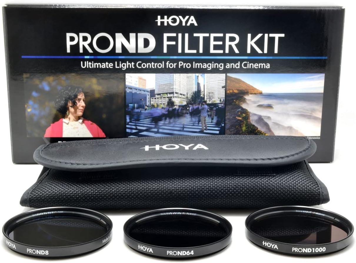 Hoya PRO-ND8ND64ND1000 Juego de filtros ø67mm Negro