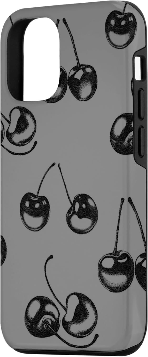 Funda gris para iPhone 1212 Pro Cherri Dig