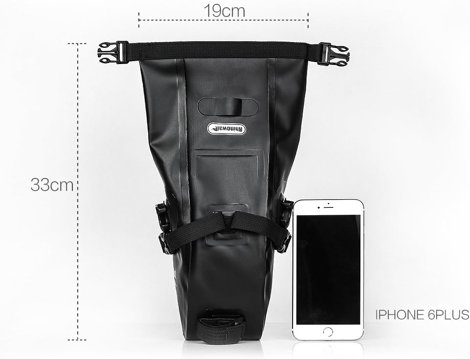 Rhinowalk Sillín de bicicleta, bolsa impermeable para bicicleta debajo del asiento, bolsa de asiento de bicicleta de montaña resistente a la lluvia