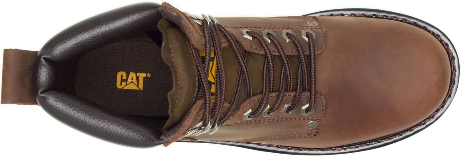 CAT Botas de trabajo Second Shift con punta suave para hombre