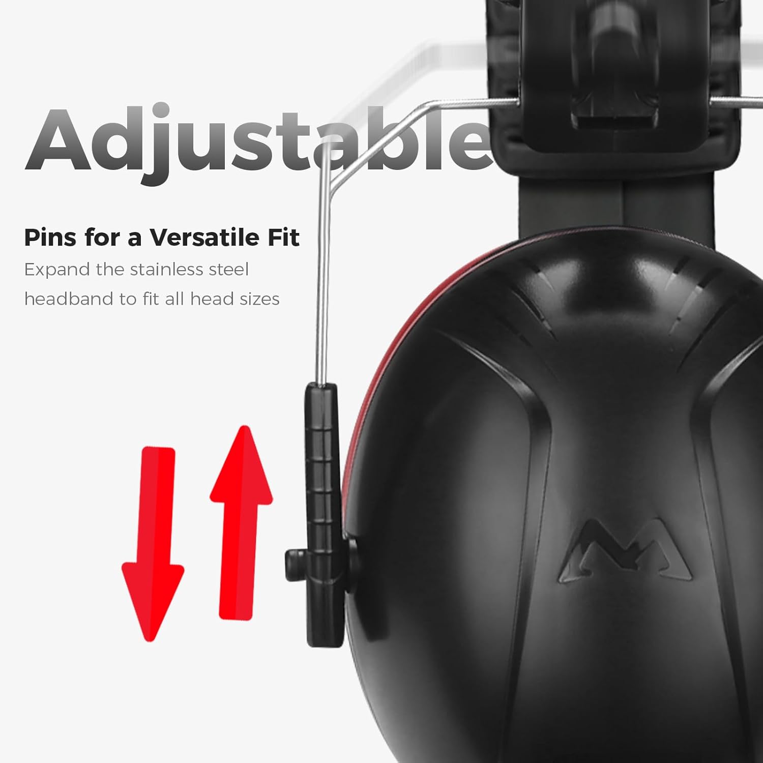 ProCase Orejeras de protección auditiva para reducción de ruido, orejeras con cancelación de ruido NRR de 28 dB, bloqueo de sonido para adultos,