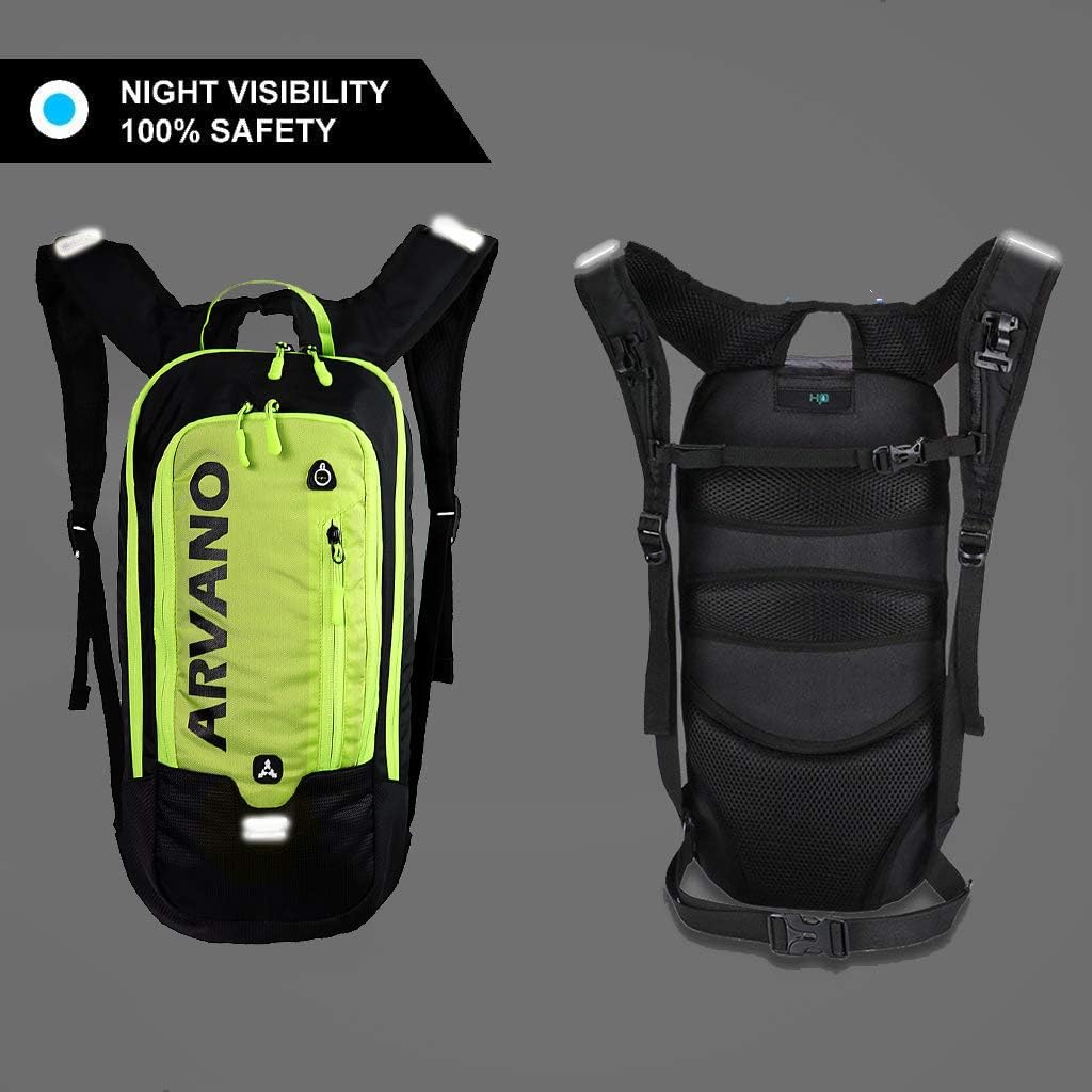 Arvano Mochila de bicicleta pequeña de ciclismo de montaña ligera de 6 litros – MTB ciclismo, senderismo, esquí, bicicleta de nieve, snowboard