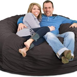 ULTIMATE SACK 6000 (6 pies) Puf Sillón Muebles rellenos de espuma gigante, fundas lavables a máquina, forro interior duradero, espuma 100% virgen. ULTIMATE SACK 6000 (6 pies) Puf Sillón Muebles rellenos de espuma gigante, fundas lavables a máquina, forro interior duradero, espuma 100% virgen.