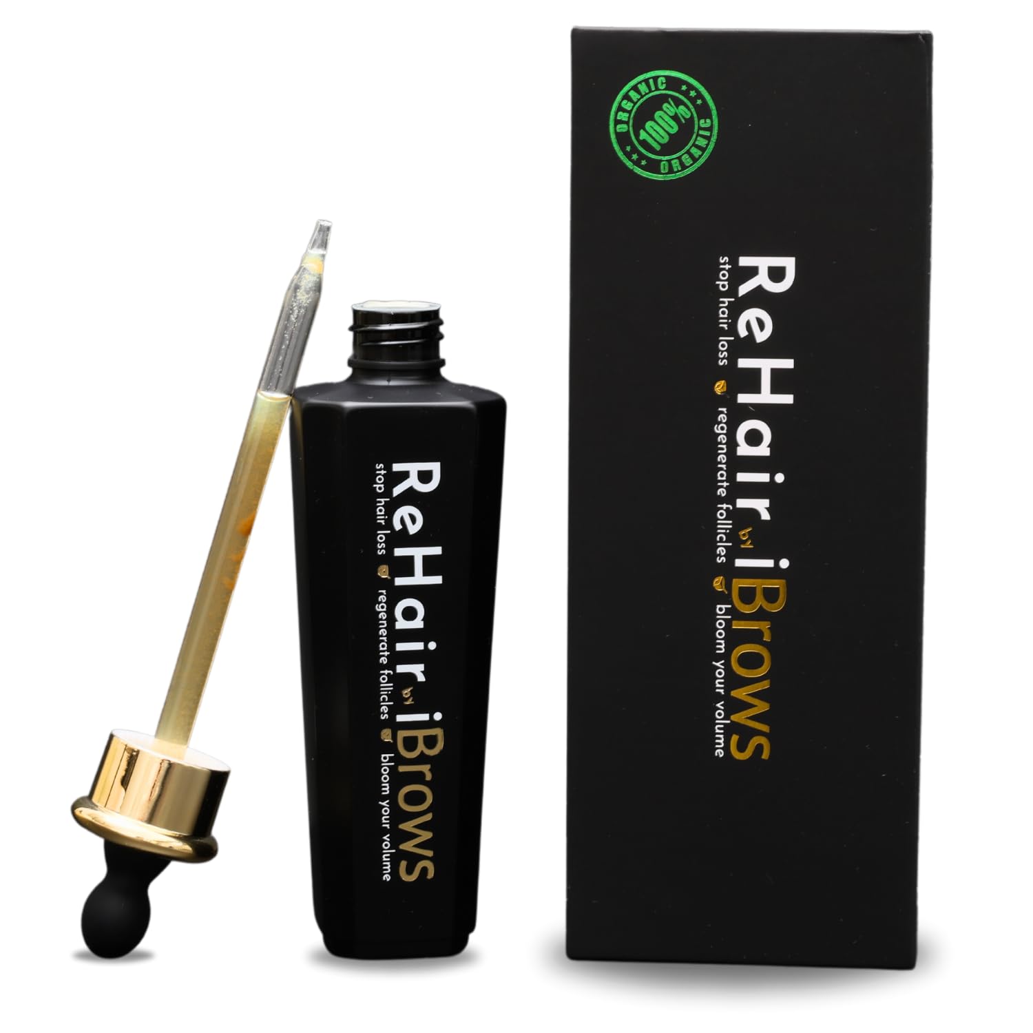 ReHair by iBrows – Suero de crecimiento del cabello – Suero de lujo para cabello dañado – Anti pérdida de cabello – Regulador de sebo –