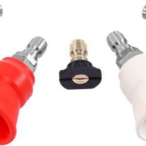 RIDGE WASHER Protector de boquilla para lavadora a presión, puntas de boquilla de lavadora con soporte protector, 5 puntas de lavado a presión con RIDGE WASHER Protector de boquilla para lavadora a presión, puntas de boquilla de lavadora con soporte protector, 5 puntas de lavado a presión con