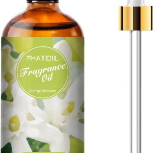 Aceites aromáticos de flor de naranja de 3.38 onzas líquidas para aromaterapia, aceites esenciales para difusores para el hogar, perfectos para Aceites aromáticos de flor de naranja de 3.38 onzas líquidas para aromaterapia, aceites esenciales para difusores para el hogar, perfectos para
