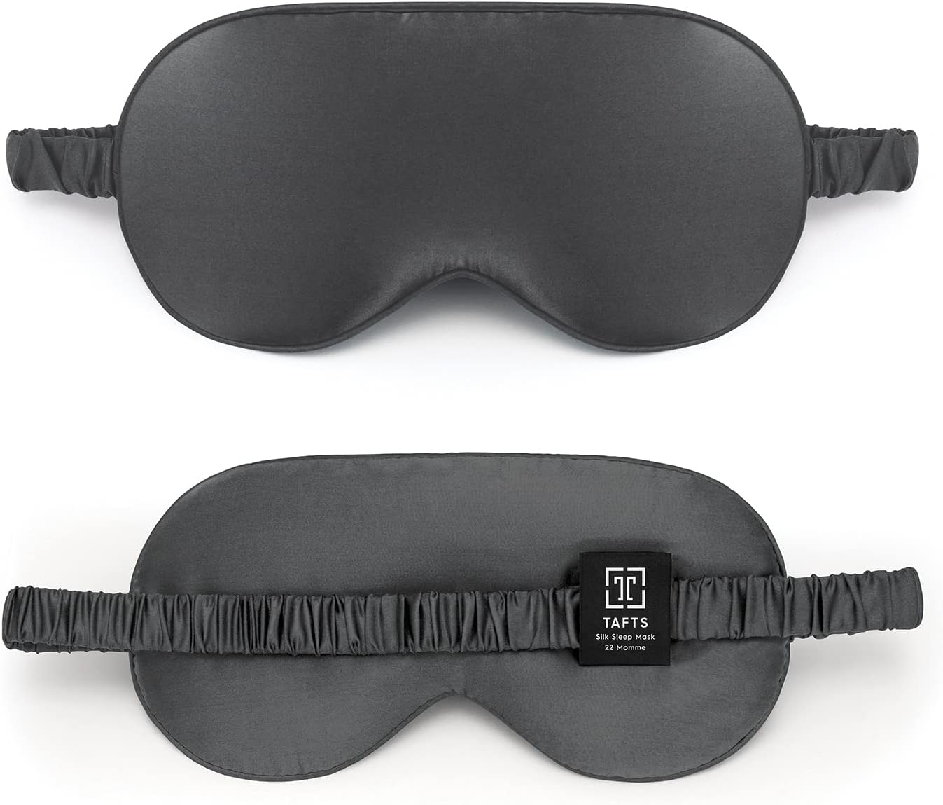 TAFTS Antifaz de seda para dormir, 0.866 in, seda de morera 6A 100% pura y vendaje de ojos, máscara suave para ojos, ligera, para viajes, siestas,