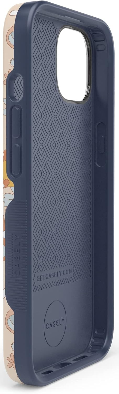 Casely Funda para iPhone 13  Magia de hongos  Floral retro  Compatible con MagSafe